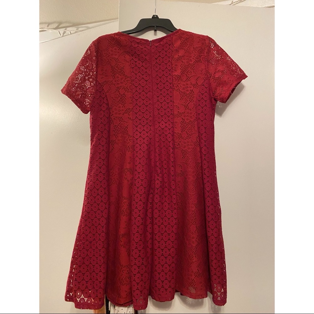 Pink business casual dress